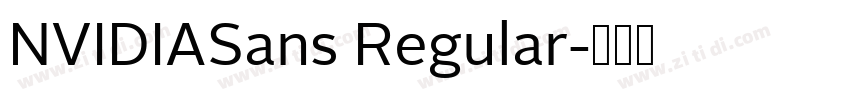 NVIDIASans Regular字体转换